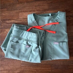 Figs Technical Collection Scrub Set Jade X Small / X Small Petite